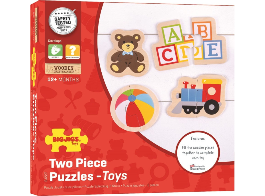 Bigjigs Toys Easy puzzle - Hračky