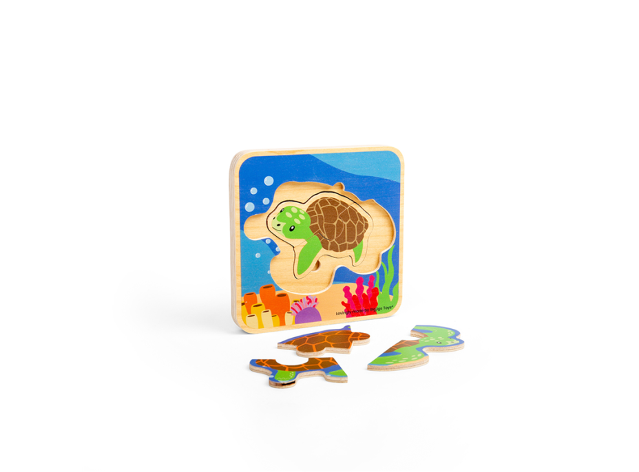 Bigjigs Toys Puzzle Životný cyklus korytnačky