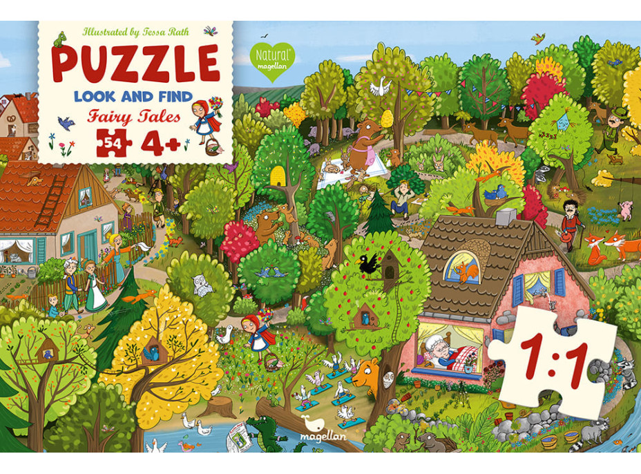 Magellan Puzzle Hľadaj a nájdi Červená Čiapočka