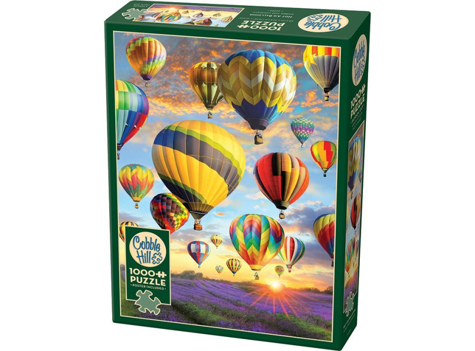COBBLE HILL Puzzle Teplovzdušné balóny 1000 dielikov