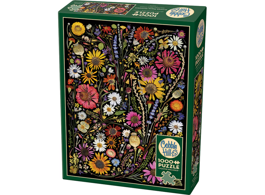 COBBLE HILL Puzzle Lisované kvety: Šťastie 1000 dielikov