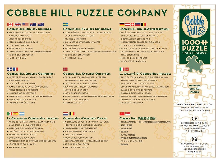COBBLE HILL Puzzle Obchod Bob&#39;s Beer & Bait 1000 dielikov
