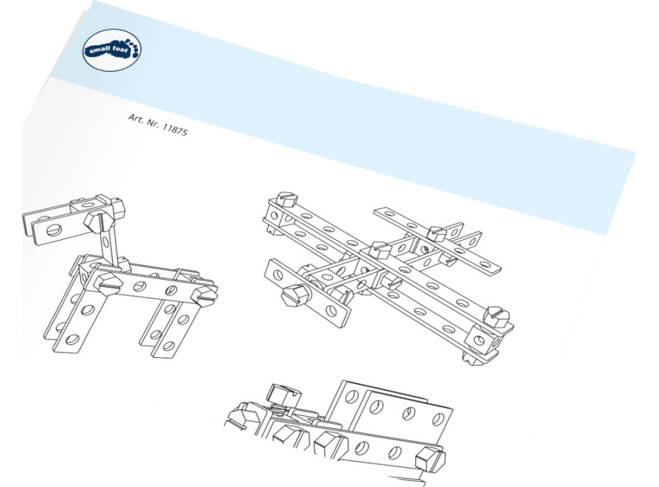 small foot Stavebnica Nordic 67 dielov