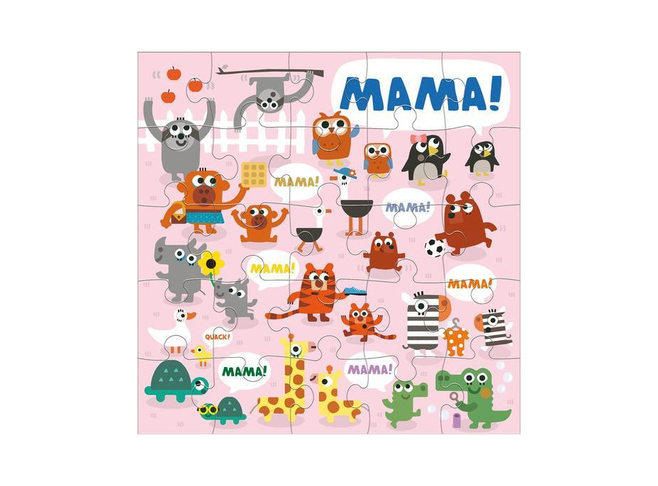 Mudpuppy Jumbo puzzle Mama! 25 dielikov