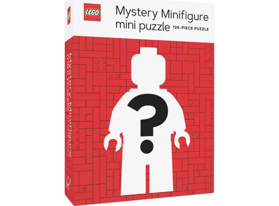 Chronicle Books Puzzle LEGO® Tajomná minifigúrka Červená edícia 126 dielikov