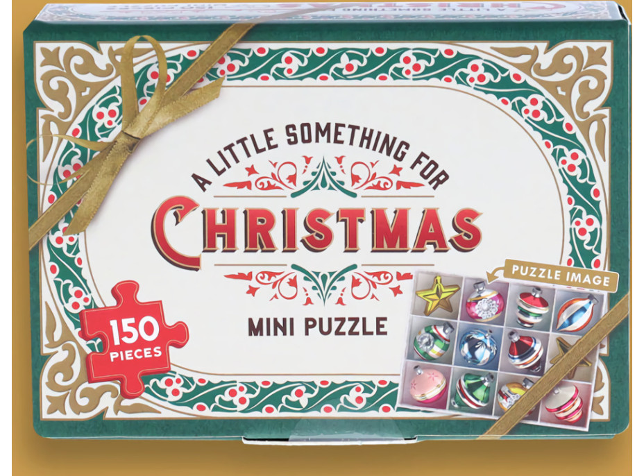 Chronicle Books Niečo málo na Vianoce mini puzzle 150 dielikov