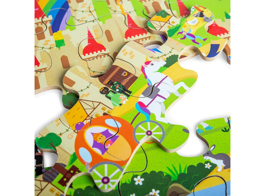 Bigjigs Toys Puzzle Fantasy svet