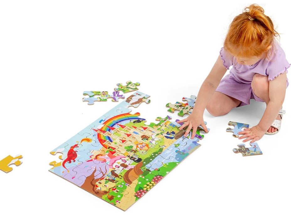 Bigjigs Toys Puzzle Fantasy svet