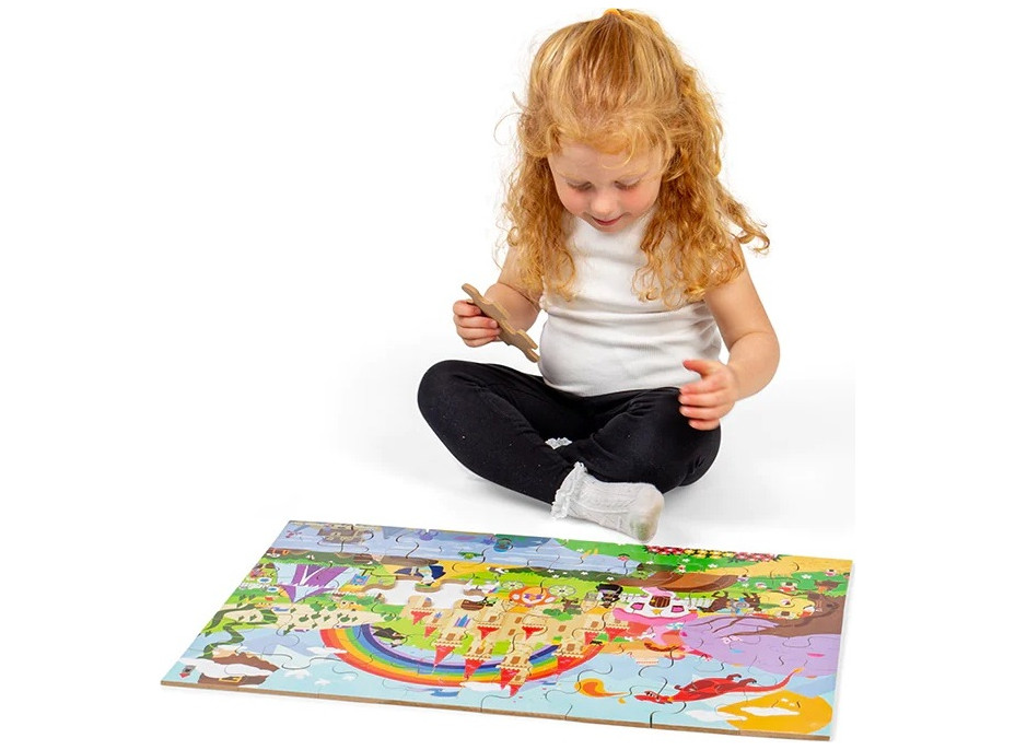 Bigjigs Toys Puzzle Fantasy svet