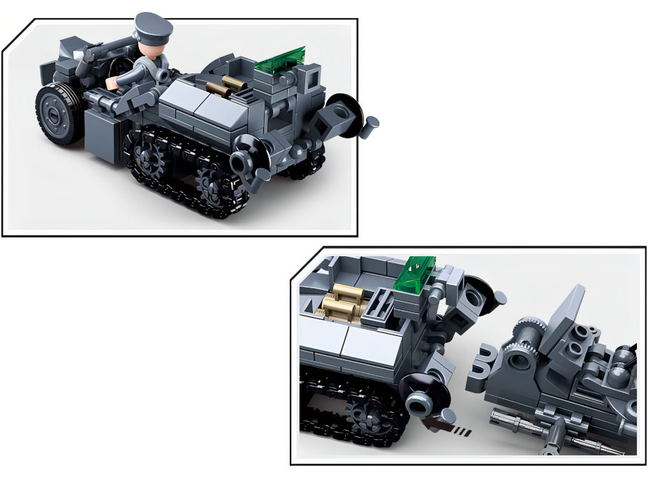 Sluban Army WW2 M38-B0681 Súprava nemeckej protivzdušnej techniky