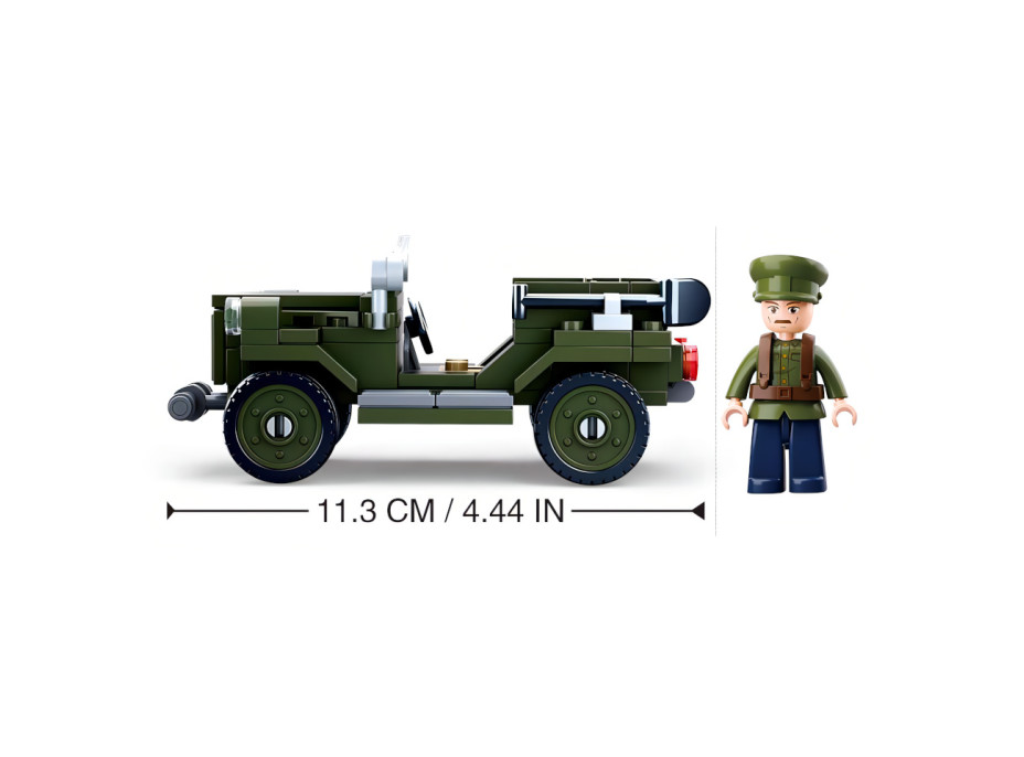 Sluban WWII M38-B0682 Sovietsky terénny automobil GAZ 67