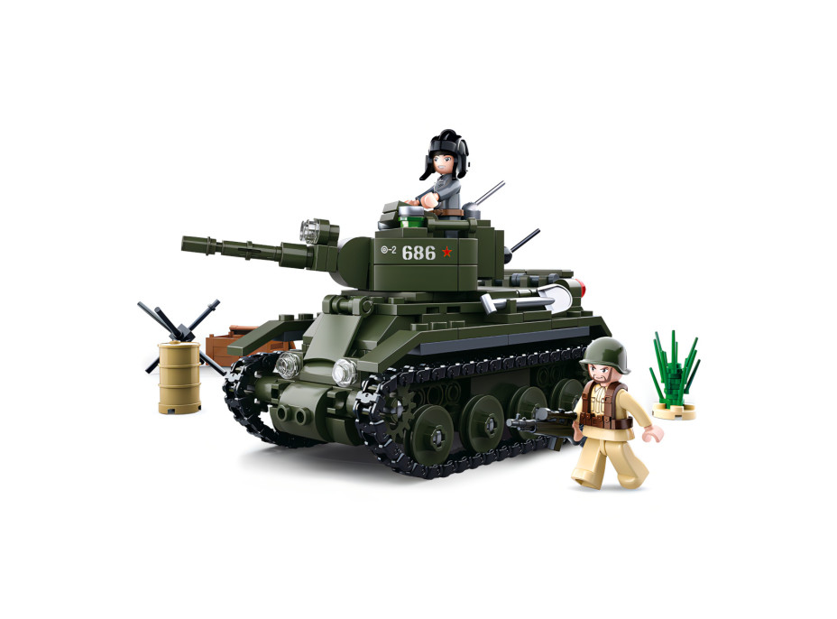 Sluban WWII M38-B0686 Sovietsky tank BT7