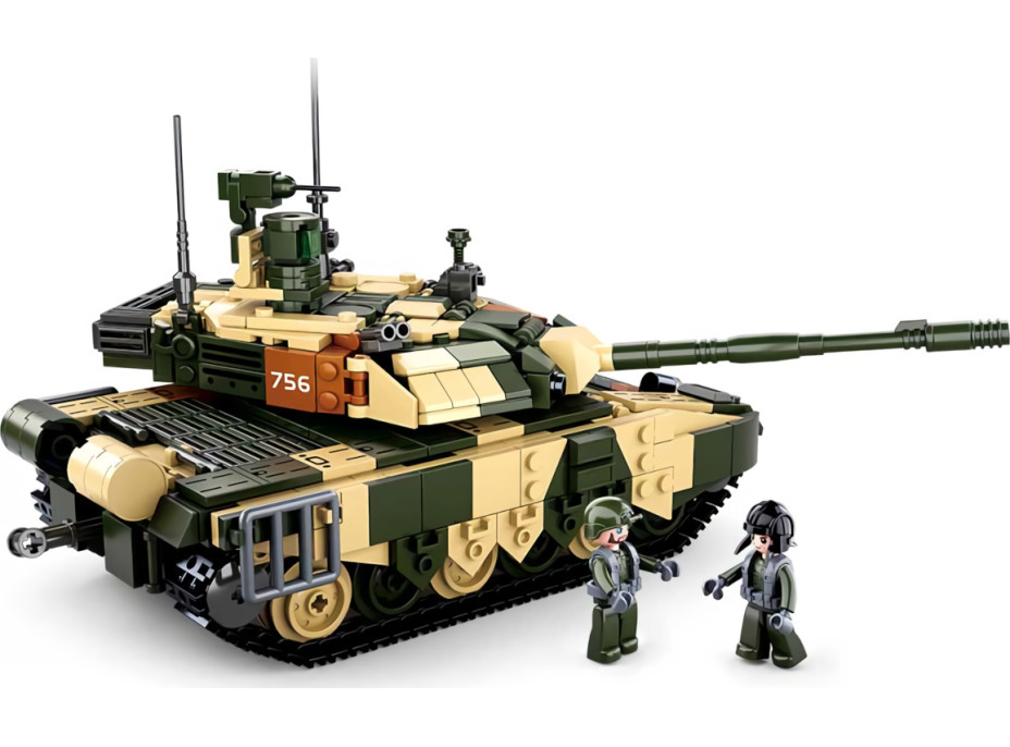 Sluban Model Bricks M38-B0756 Veľký bojový tank T-90