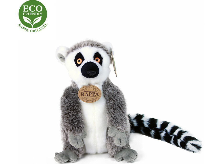 Rappa Plyšový lemur 22 cm ECO-FRIENDLY