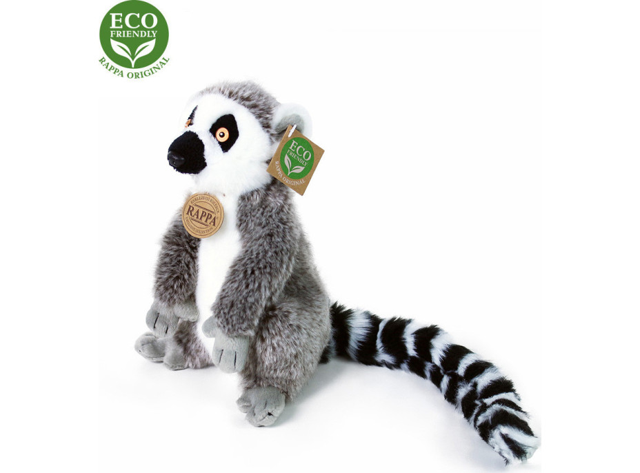 Rappa Plyšový lemur 22 cm ECO-FRIENDLY