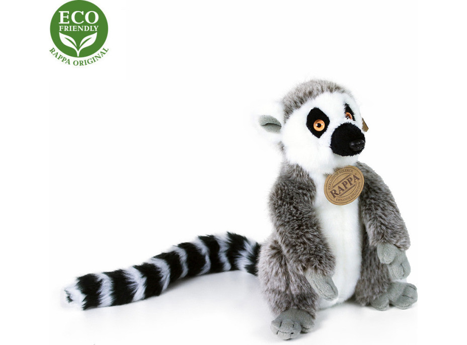 Rappa Plyšový lemur 22 cm ECO-FRIENDLY