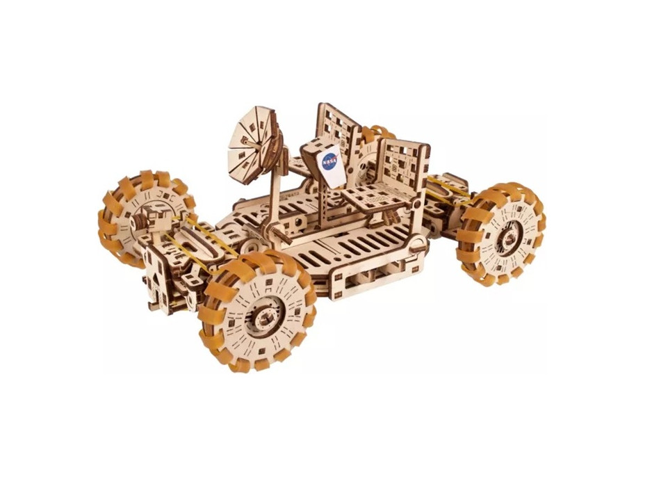 Ugears 3D drevené mechanické puzzle NASA, Lunárne vozítko