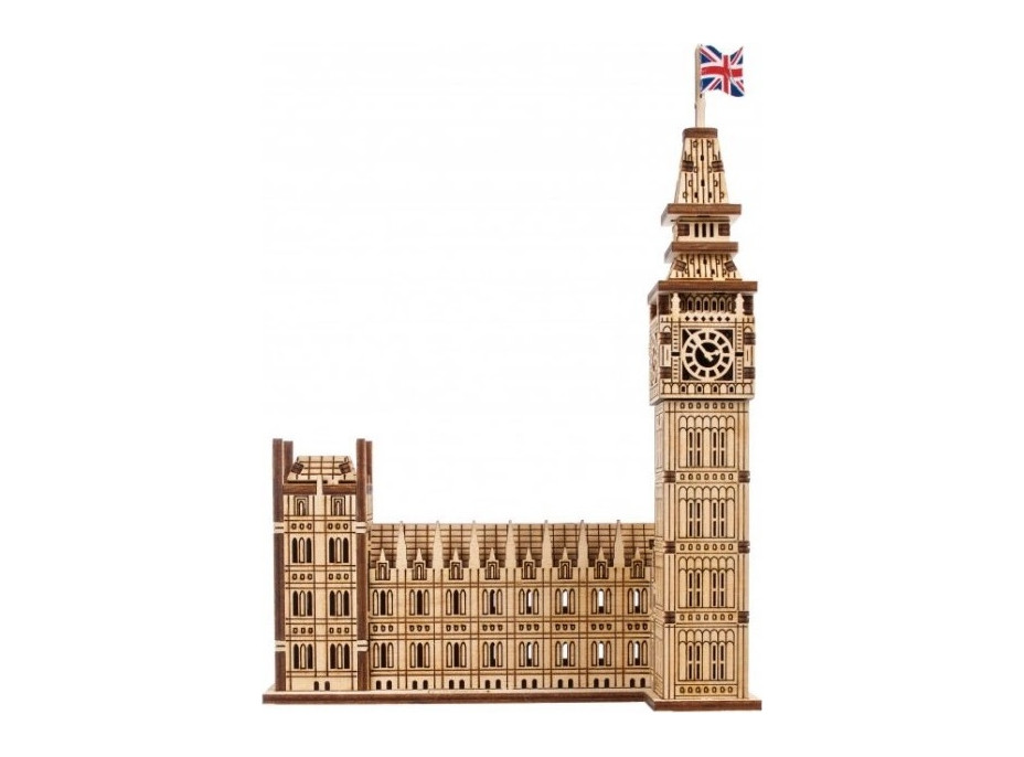 Ugears 3D drevené mechanické puzzle Big Ben