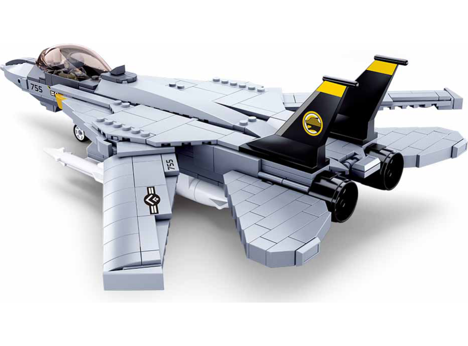 Sluban Model Bricks M38-B0755 Stíhacie lietadlo F-14 Tomcat