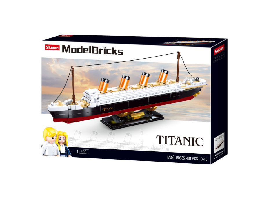 Sluban Titanic M38-B0835 Titanic stredný