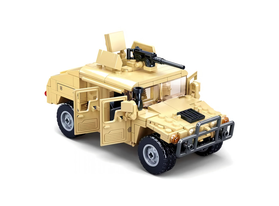 Sluban Army Model Bricks M38-B0837 Hummer bojový off road