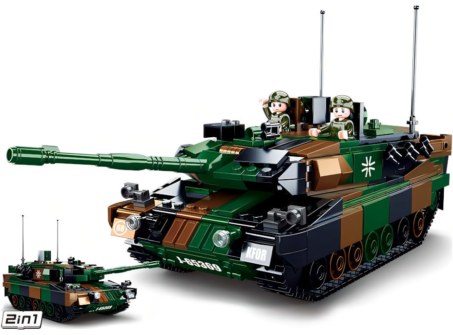 Sluban Model Bricks M38-B0839 Nemecký bojový tank Leopard 2A5