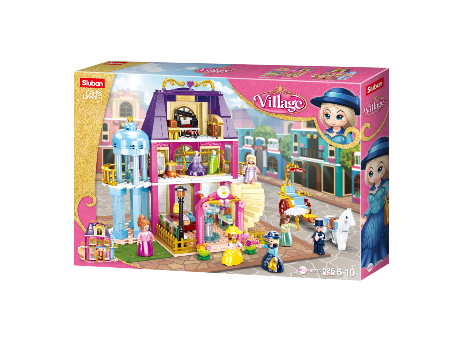 Sluban Girls Dream Village M38-B0876 Dobový obchodný dom