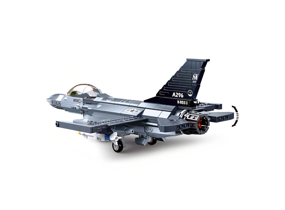 Sluban Model Bricks M38-B0891 Stíhačka F-16 Falcon