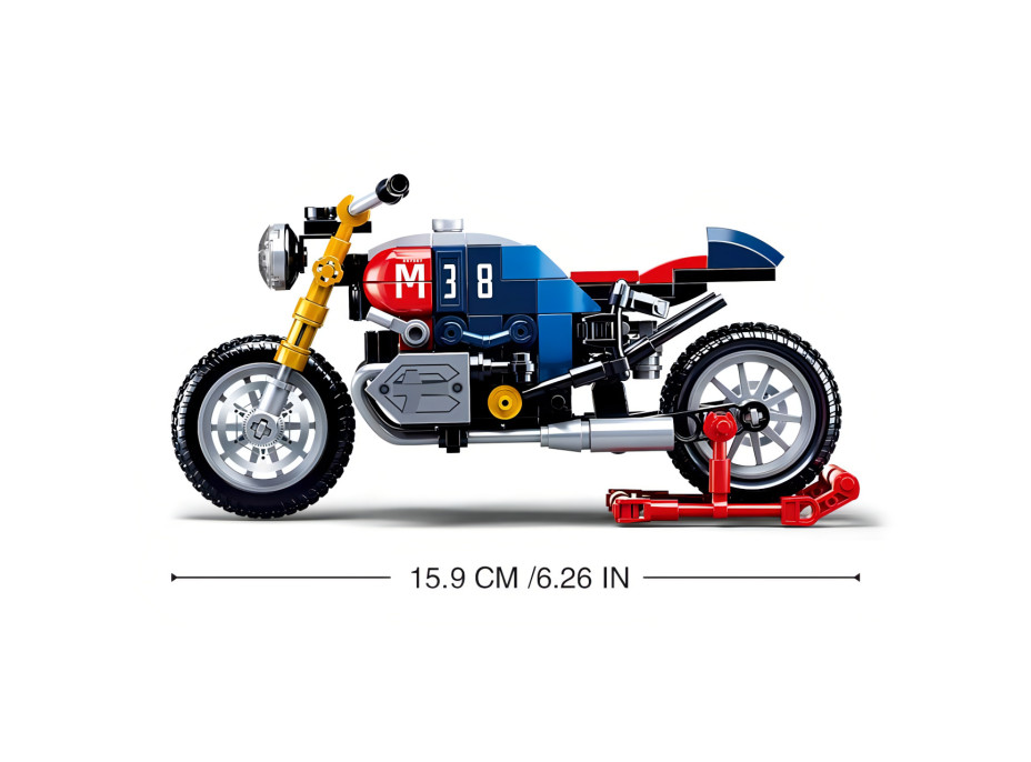 Sluban Model Bricks M38-B0958 Motorka Café racer