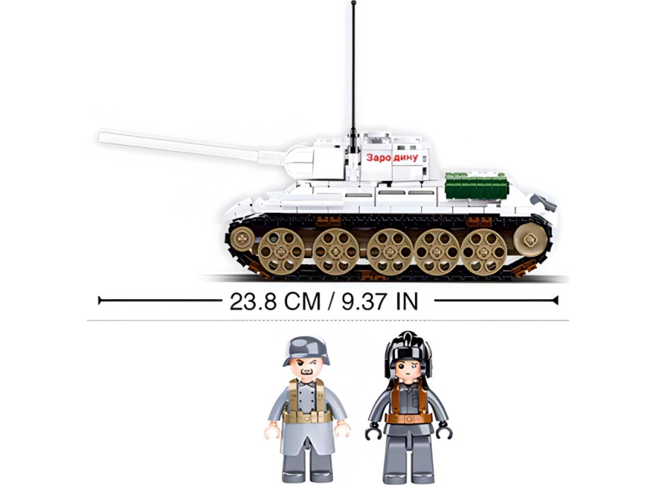 Sluban Bitka o Budapešť M38-B0978 Biely tank T-34/85