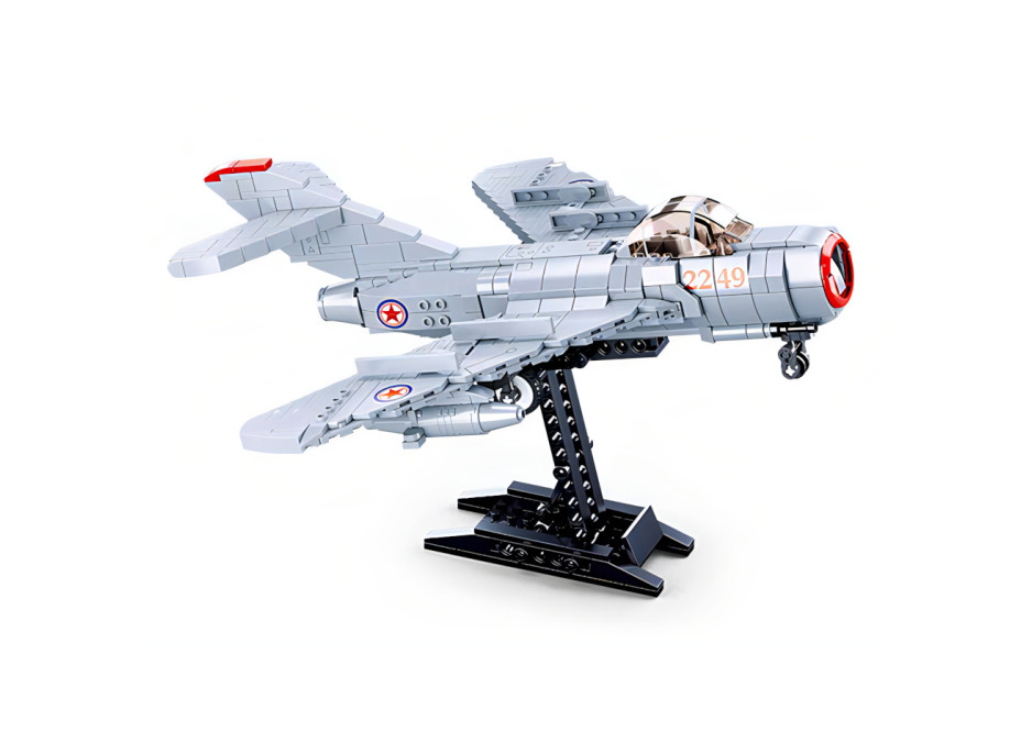 Sluban Model Bricks M38-B0983 Prúdové stíhacie lietadlo MiG-15