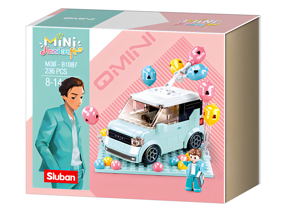 Sluban Girls Dream Mini Handcraft M38-B1087 Qmini zelené autíčko