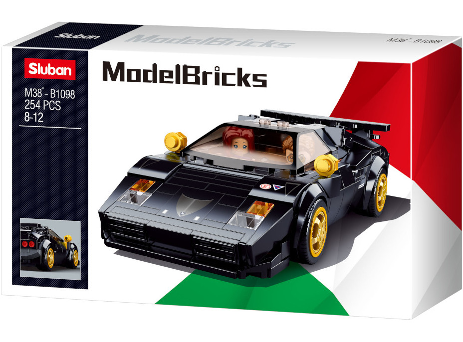 Sluban ModelBricks M38-B1098 Taliansky športový automobil