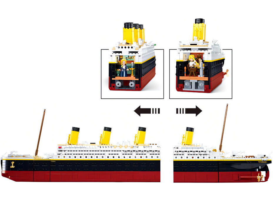 Sluban Titanic M38-B1122 Titanic extra veľký