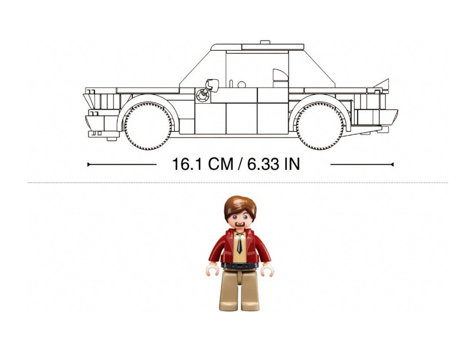 Sluban Model Bricks M38-B1126 Klasický automobil 2002