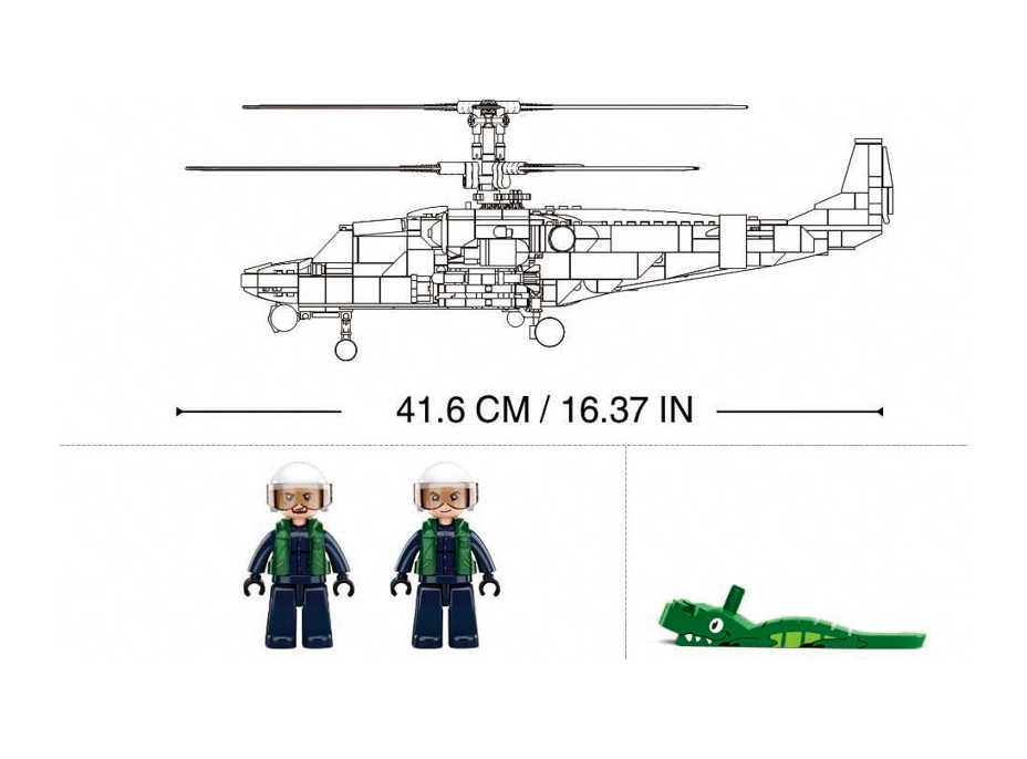 Sluban Bojový vrtuľník KA-52S M38-B1138