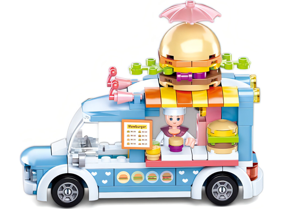Sluban Girls Dream M38-B0993B Pojazdná predajňa hamburgerov