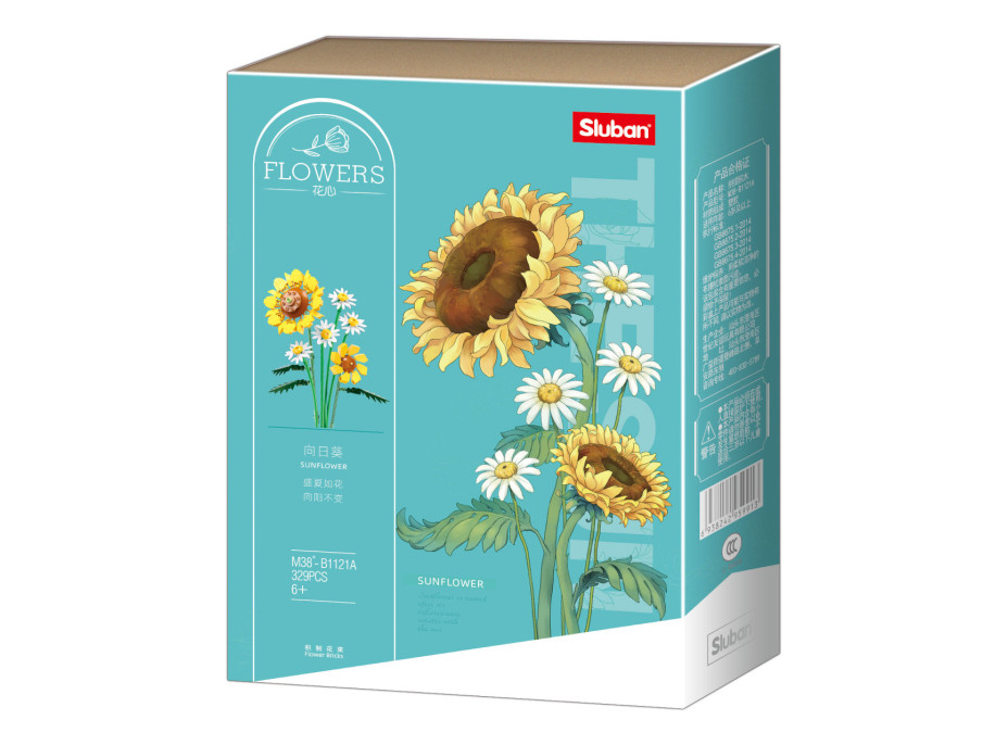 Sluban Flowers M38-B1121A Slnečnica s margarétami