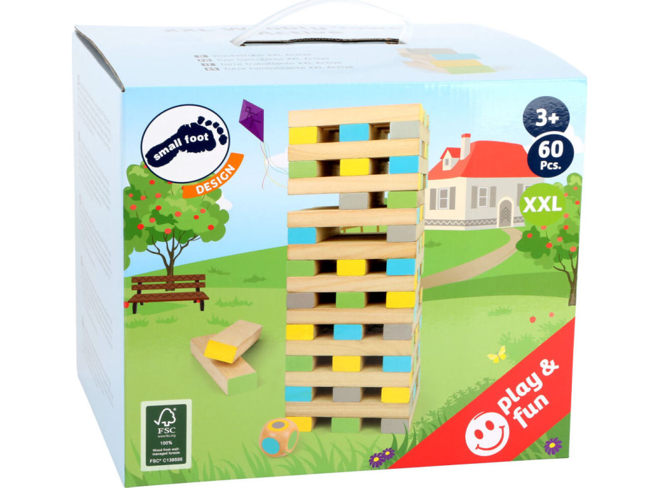 small foot Jenga veža XXL