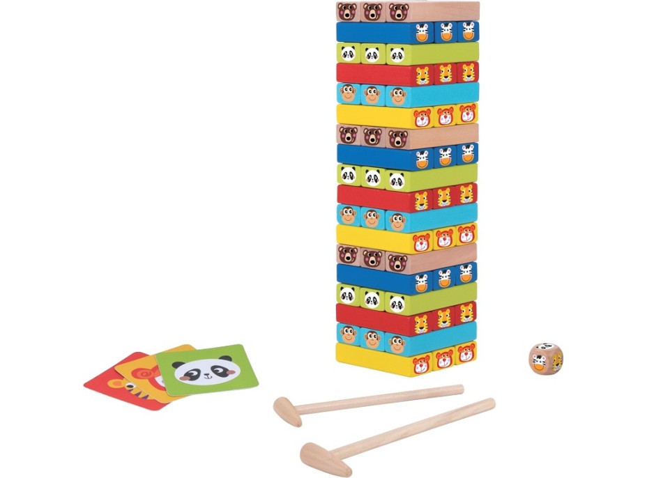 2Kids Toys Jenga so zvieratkami