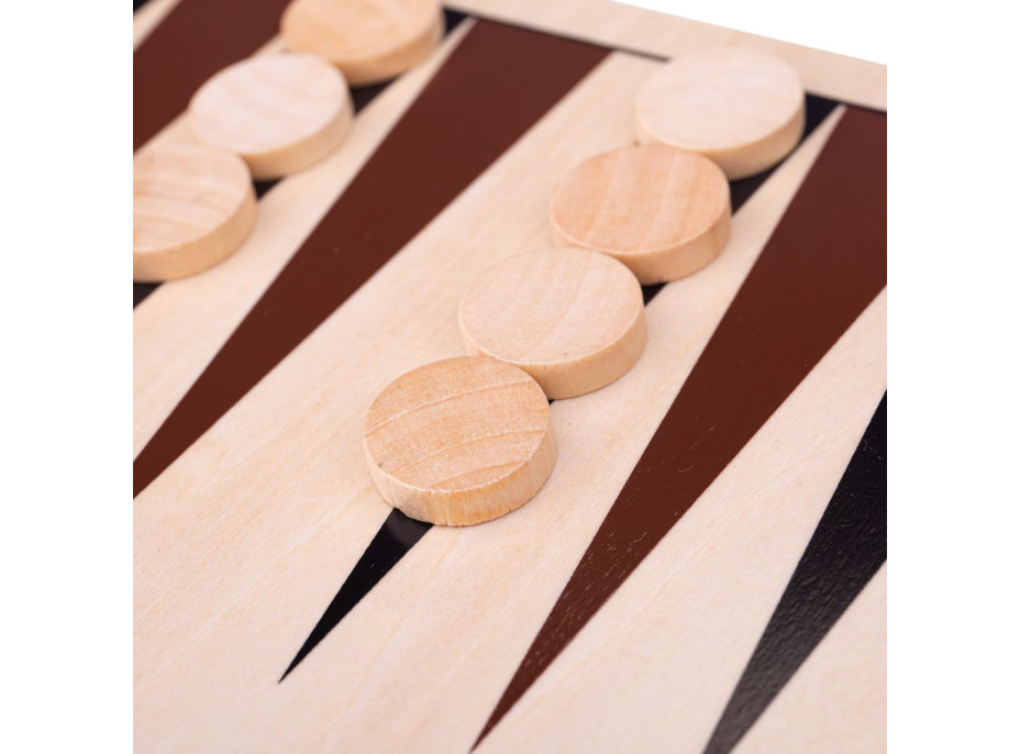 Bigjigs Toys Drevený backgammon