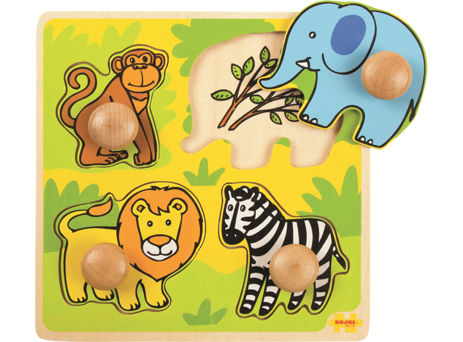 Bigjigs Toys moja prvá vkladacia puzzle safari