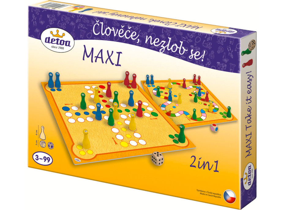 Detoa Človeče nehnevaj sa maxi 2 in1