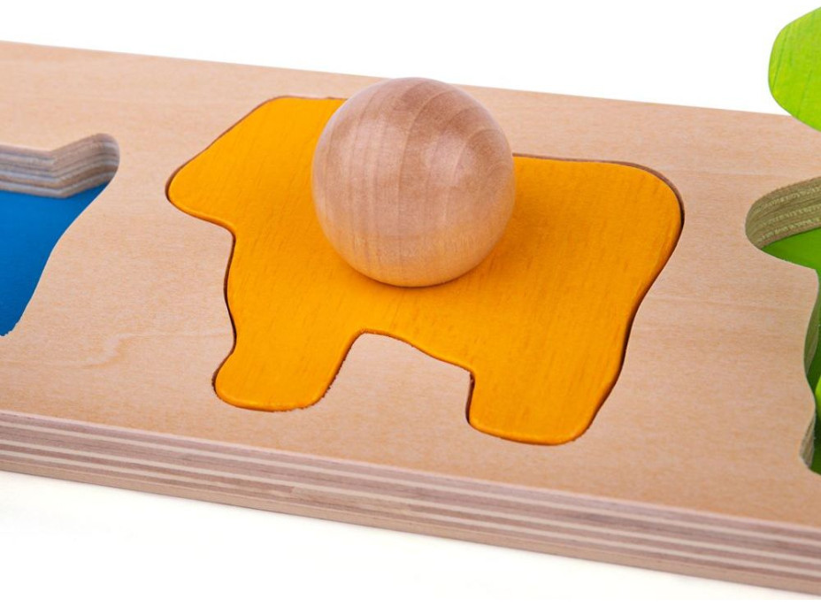 Bigjigs Baby Vkladacie puzzle zvieratá