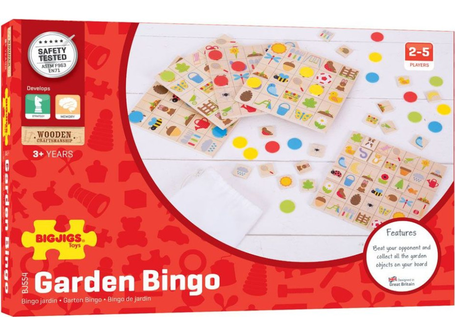 Bigjigs Toys Záhradné bingo