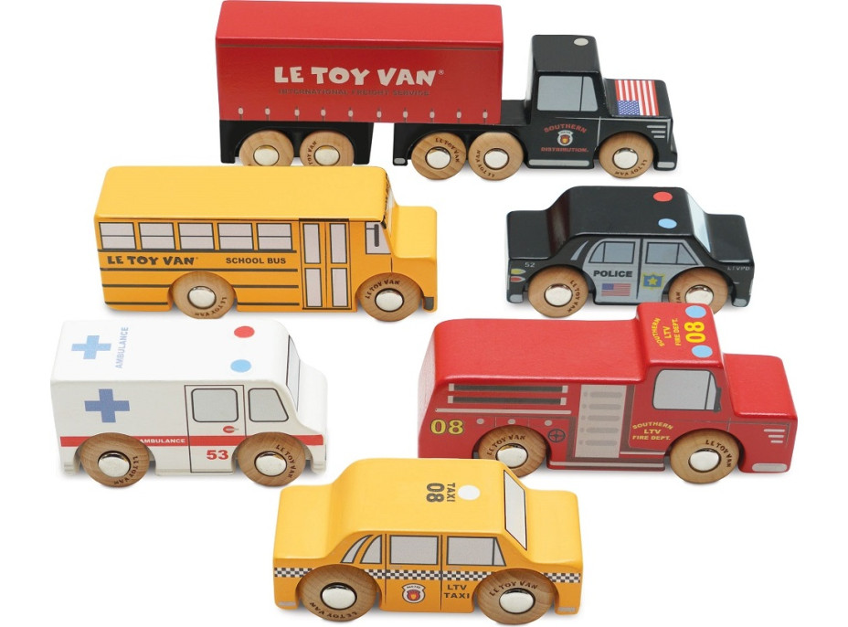 Le Toy Van Set autíčok New York