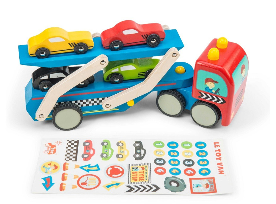 Le Toy Van Ťahač s autíčkami Race