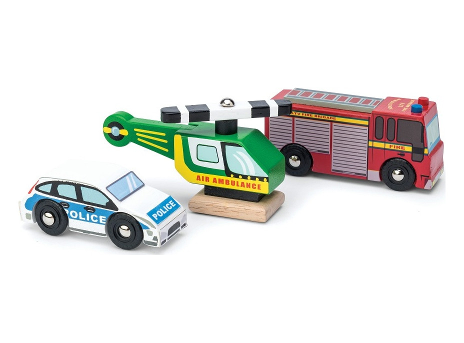 Le Toy Van Set autíček Záchranári