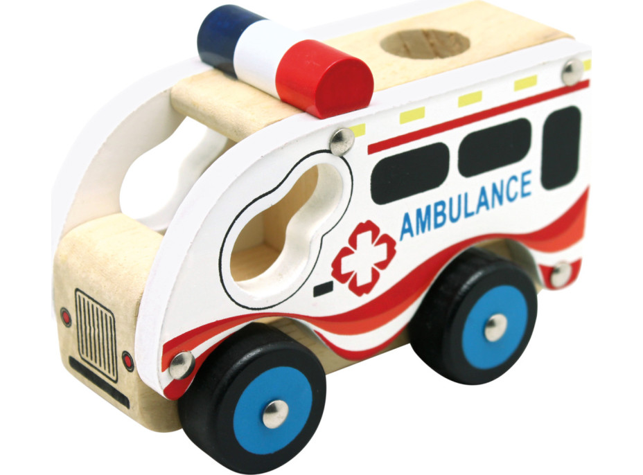 Bino Drevené auto ambulancie