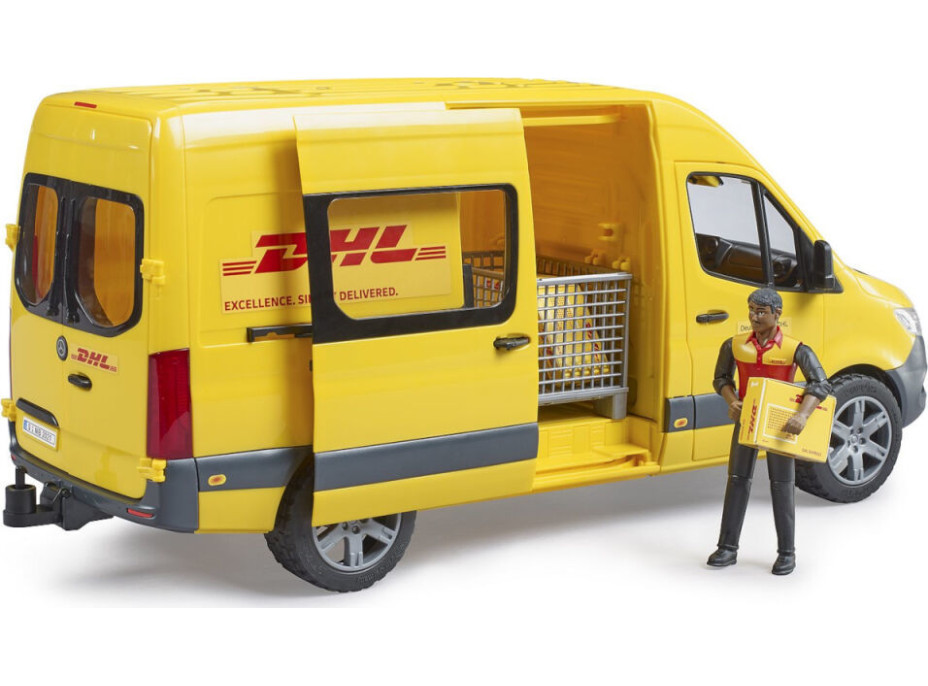 Bruder Mercedes-Benz Sprinter DHL s vodičom